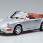 Porsche 911 964 Carrera 2 Cabriolet Argent Norev 1:18 187330 Métal