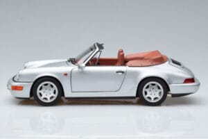 Porsche 911 964 Carrera 2 Cabriolet Argent Norev 1:18 187330 Métal — image 4 sur 7