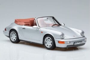 Porsche 911 964 Carrera 2 Cabriolet Argent Norev 1:18 187330 Métal — image 5 sur 7