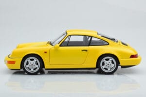 Porsche 911 964 Carrera 2 Jaune Norev 1:18 187328 Métal — image 5 sur 8