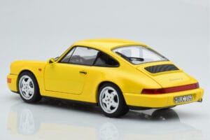 Porsche 911 964 Carrera 2 Jaune Norev 1:18 187328 Métal — image 7 sur 8