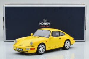 Porsche 911 964 Carrera 2 Jaune Norev 1:18 187328 Métal — image 8 sur 8