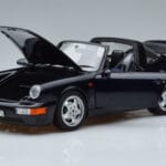 Porsche 911 964 Carrera 4 Targa Bleu Norev 1:18 187340 Métal - image 2 of 8