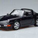 Porsche 911 964 Carrera 4 Targa Bleu Norev 1:18 187340 Métal