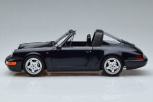 Porsche 911 964 Carrera 4 Targa Bleu Norev 1:18 187340 Métal — image 5 sur 8