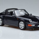 Porsche 911 964 Carrera 4 Targa Bleu Norev 1:18 187340 Métal - image 6 of 8