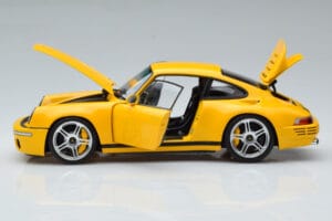 Porsche 911 964 RUF CTR Anniversary Blossom Jaune Almost Real 1:18 880301 Métal — image 4 sur 8