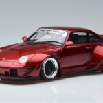 Porsche 911 964 RWB Duck Tail Candy Apple GT Spirit 1:18 GT759 Résine
