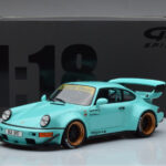 Porsche 911 964 RWB Tiffany Bleu GT Spirit 1:18 - image 6 of 6