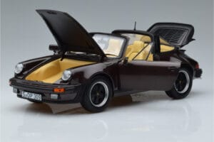 Porsche 911 964 Turbo Targa Marron Norev 1:18 187665 Métal — image 2 sur 8