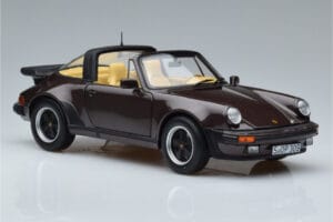 Porsche 911 964 Turbo Targa Marron Norev 1:18 187665 Métal — image 6 sur 8