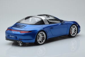 Porsche 911 991 4S Targa Bleu GT Spirit 1:18 GT037 Résine — image 2 sur 5