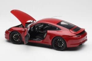 Porsche 911 991 Carrera GTS Carmine Rouge Schuco 1:18 450039000 Métal — image 5 sur 8