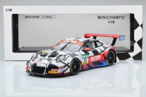Porsche 911 GT3 R Iron Force by Ring Police #69 J. van Slooten / L. Luhr ADAC GT Masters 2018 Minichamps 1:18 153186969 Métal — image 5 sur 5