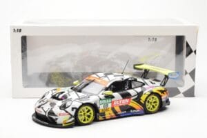 Porsche 911 991.2 GT3 R #69 Team Iron Force Racing Ring Police L. Luhr / M. Holzer ADAC GT Masters 2019 Minichamps 1:18 15319 — image 6 sur 6