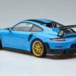 Porsche 911 991.2 GT3 RS Weissach Package Miami Bleu Jantes Or Minichamps 1:18 153068310 Métal - image 5 of 6