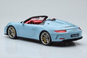 Porsche 911 991.2 Speedster Meissen Bleu GT Spirit 1:18 GT408 Résine — image 5 sur 6