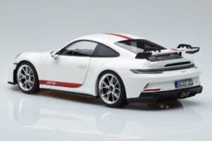 Porsche 911 992 GT3 Blanc Norev 1:18 187306 Métal — image 6 sur 7