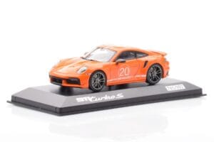 Porsche 911 992 Turbo S Gulf Orange Minichamps 1:43 WAP0209060N002 Métal — image 2 sur 4