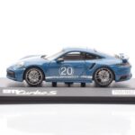 Porsche 911 992 Turbo S Oslo Bleu Minichamps 1:43