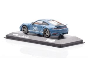 Porsche 911 992 Turbo S Oslo Bleu Minichamps 1:43 WAP0209050N001 Métal — image 3 sur 4