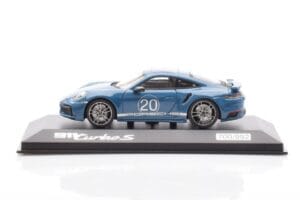 Porsche 911 992 Turbo S Oslo Bleu Minichamps 1:43 WAP0209050N001