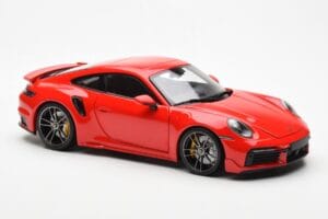 Porsche 911 992 Turbo S Sport Design Rouge Minichamps 1:18 113069078 Métal — image 6 sur 8