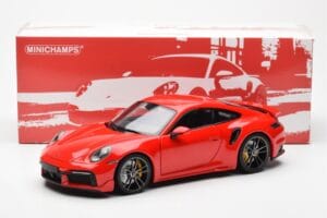 Porsche 911 992 Turbo S Sport Design Rouge Minichamps 1:18 113069078 Métal — image 8 sur 8