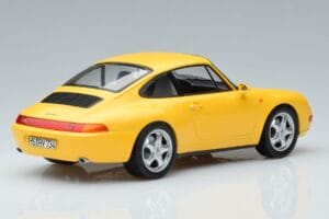 Porsche 911 993 Carrera Jaune Norev 1:18 187596 Métal — image 2 sur 6