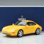 Porsche 911 993 Carrera Jaune Norev 1:18 187596 Métal - image 6 of 6
