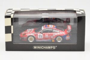Porsche 911 996 GT3 RSR Gulf #73 Lambert / Lefort / Palttala 1000km Spa 2005 Minichamps 1:43 400056473 Métal — image 4 sur 4