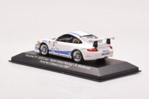 Porsche 911 997 GT3 Cup #3 Team Araxa Racing R. Westbrook Porsche Carrera Cup 2007 Minichamps 1:43 WAP02012318VKK Métal — image 3 sur 4