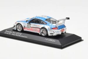 Porsche 911 997 GT3 R Cybernet #123 Fumal / Thiry / Rosenlad / Lefort 24 Hours of Spa 2011 Minichamps 1:43 400118923 Métal — image 3 sur 4