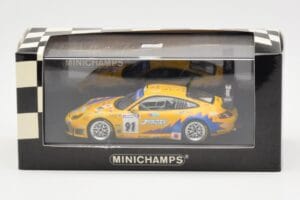 Porsche 911 997 GT3 RS T2M #91 Yamagishi / Fournoux / Konopka 24 Hours of Le Mans 2006 Minichamps 1:43 400066991 Métal — image 4 sur 4