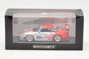 Porsche 911 997 GT3 RSR Flying Lizard #80 S. Neiman / J. Bergmeister / J. van Overbeek 24 Hours of Le Mans 2008 Minichamps 1: — image 4 sur 4
