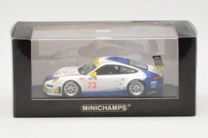 Porsche 911 997 GT3 RSR Tafel Racing #73 J. Tafel / J. Farnbacher 12 Hours of Sebring 2010 Minichamps 1:43 400076473 Métal — image 4 sur 4
