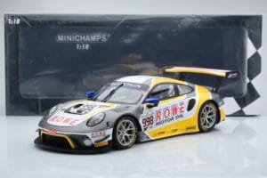 Porsche 911 GT3 R Rowe Racing #998 F. Makowiecki / A. Pilet / N. Tandy 2nd Place 24 Hours of Spa-Francorchamps 2019 Minichamp — image 6 sur 6