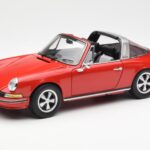 Porsche 911 Targa S Rouge Schuco 1:18 450036200 - image 3 of 9