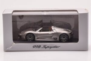 Porsche 918 Spyder Gris Métallisé Minichamps 1:43 WAP0201910B Métal — image 4 sur 4