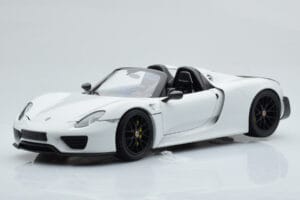 Porsche 918 Spyder Weissach Package Blanc Avec Roues Noires Minichamps 1:18 113062443