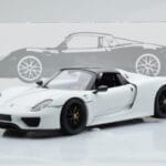 Porsche 918 Spyder Weissach Package Blanc Avec Roues Noires Minichamps 1:18 - image 9 of 9