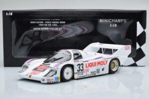 Porsche 956K Liqui Moly Brun Racing #33 H-J. Stuck / H. Grohs / W. Brun 1000km Spa 1983 Minichamps 1:18 155836633 Métal — image 6 sur 6