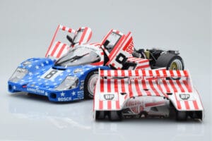Porsche 956L Spirit of America #8 G. Follmer / J. Morton / K. Miller 24 Hours of Le Mans 1986 Minichamps 1:18 180866508 Métal — image 2 sur 8