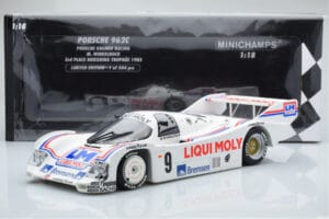Porsche 962C Kremer Racing Liqui Moly #9 M. Winkelhock 3rd Place Norisring Trophy 1985 Minichamps 1:18 155856509 Métal — image 6 sur 6