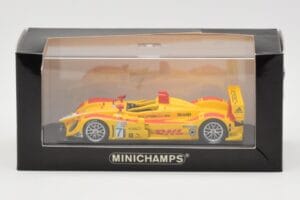 Porsche RS Spyder DHL #7 R. Dumas / T. Bernhard Winner Long Beach GP ALMS 2007 Minichamps 1:43 400076607 Métal — image 4 sur 4