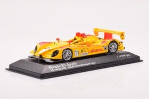 Porsche RS Spyder LMP2 #7 R. Dumas / T. Bernhard / E. Collard Sebring 12 Hours Winners 2008 Minichamps 1:43 400086807 Métal — image 2 sur 4