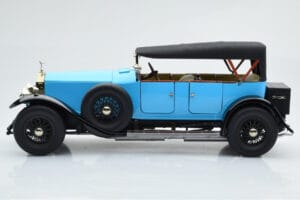 Rolls-Royce Phantom I Cabriolet Bleu Kyosho 1:18 08931LB Métal — image 4 sur 9
