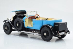 Rolls-Royce Phantom I Cabriolet Bleu Kyosho 1:18 08931LB Métal — image 6 sur 9