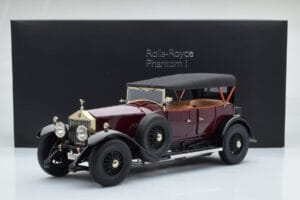 Rolls-Royce Phantom I Cabriolet Rouge Bordeaux Kyosho 1:18 08931R Métal — image 10 sur 10