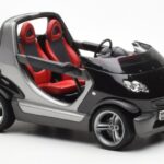 Smart Fortwo Crossblade Cabriolet Argent Noir Kyosho 1:18 - image 4 of 6